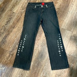 Christine V Rhinestone Jeans